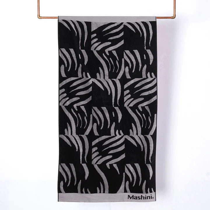 Toalla Playa Jacquard Algodón 80x160 cm Stone