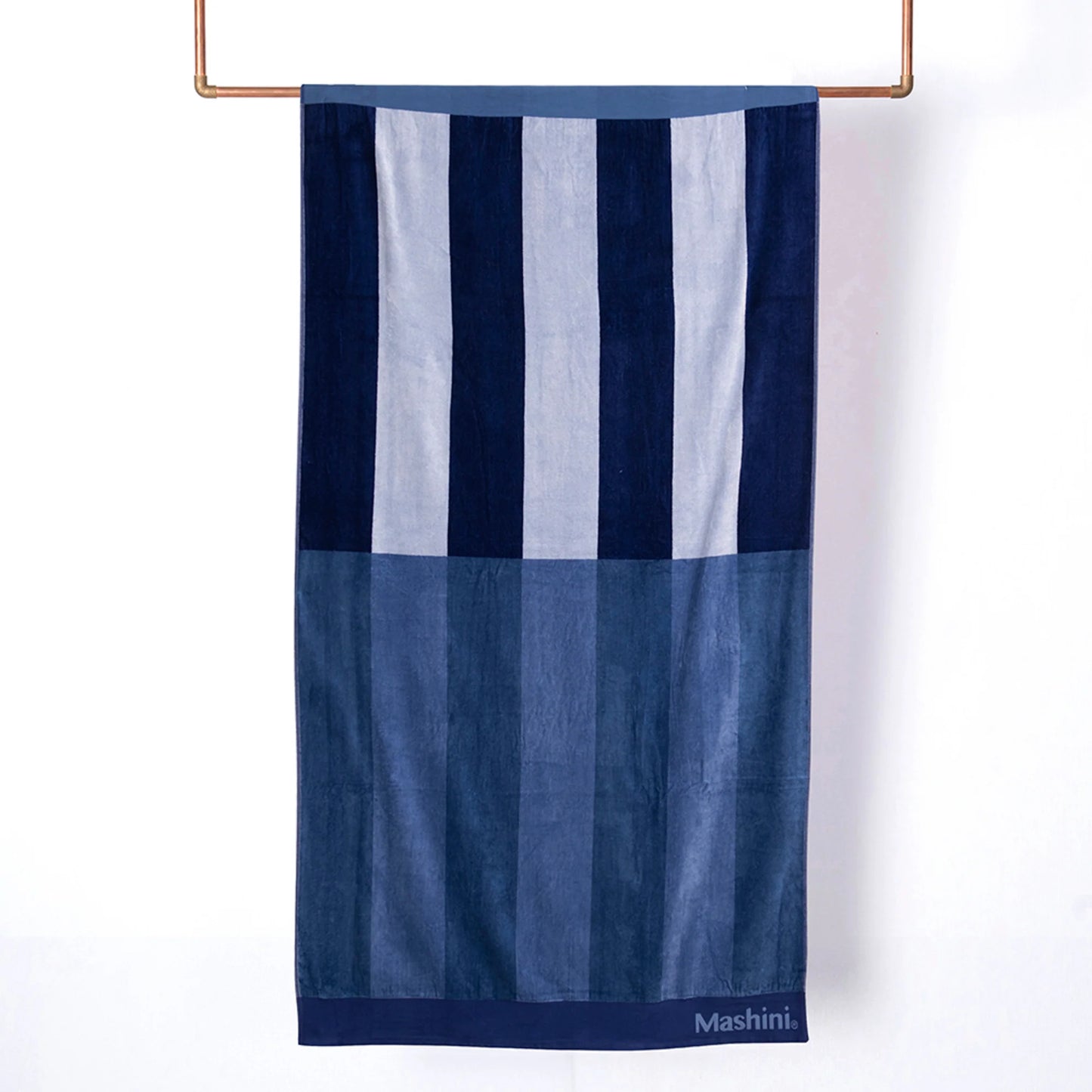 Toalla Playa Jacquard Algodón 100x180 cm Azulina