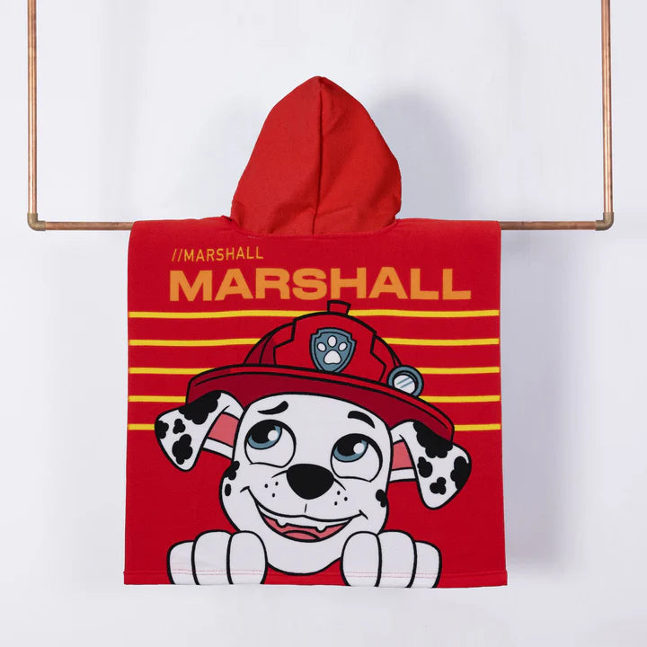 Toalla Playa Niño Capucha MF 60x120 cm Paw Patrol Marshall