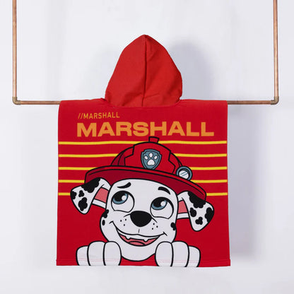 Toalla Playa Niño Capucha MF 60x120 cm Paw Patrol Marshall