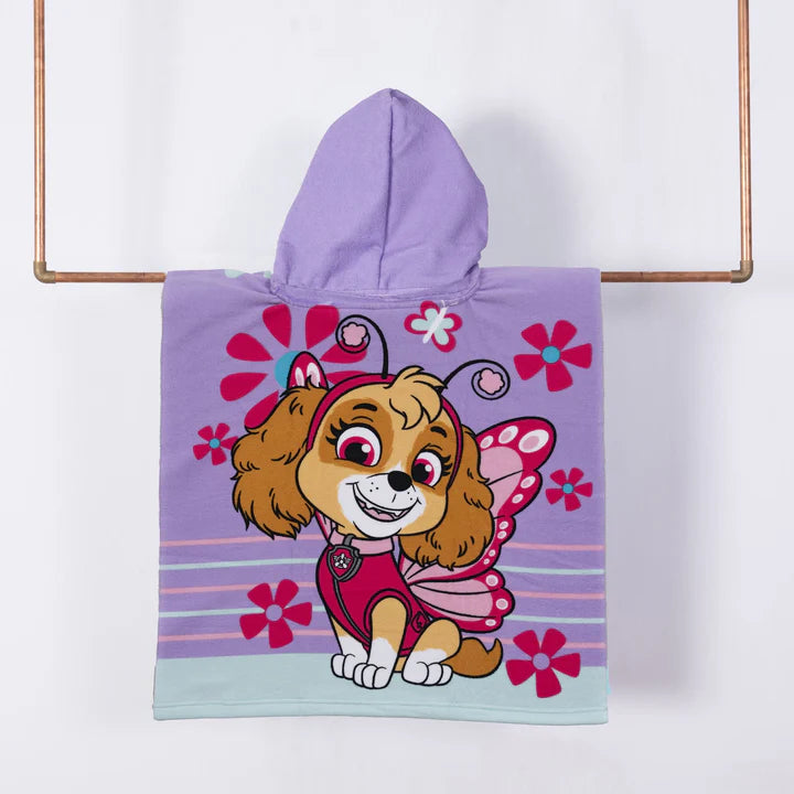Toalla Playa Niña Capucha MF 60x120 cm Paw Patrol Mariposa