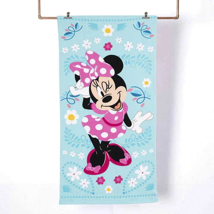 toalla-playa-niña-con-bolso-70x140-cm-minnie-celeste