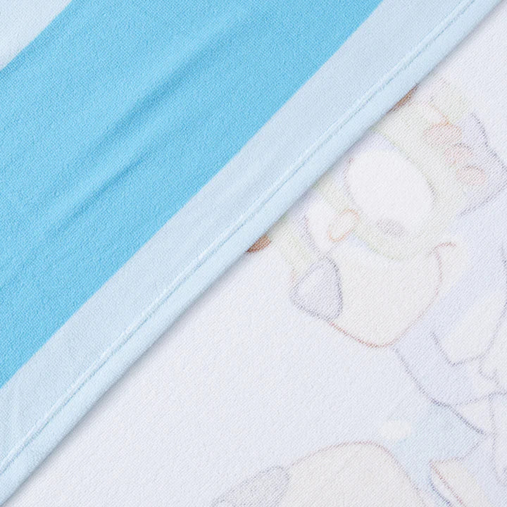 Toalla Playa Unisex con Bolso 70x140 cm Bluey Agua