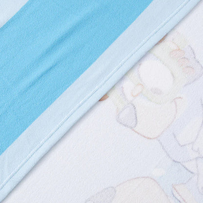 Toalla Playa Unisex con Bolso 70x140 cm Bluey Agua