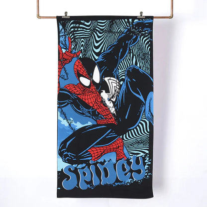 toalla-playa-niño-con-bolso-70x140-cm-spiderman-purple
