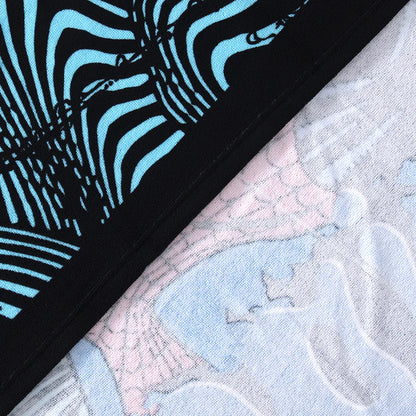 Toalla Playa Niño con Bolso 70x140 cm Spiderman Purple