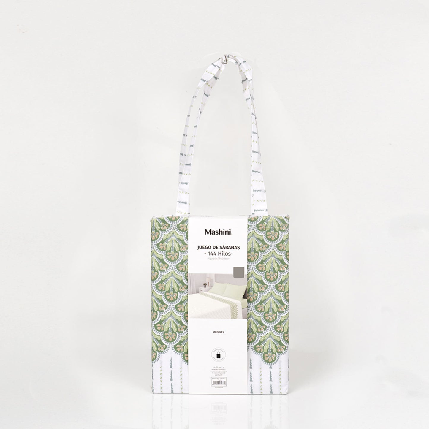 Sábana 1.5 Plazas 144 Hilos Estampado Tama