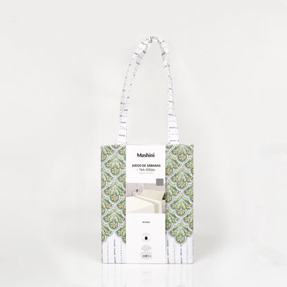 Sábana 1.5 Plazas 144 Hilos Estampado Tama