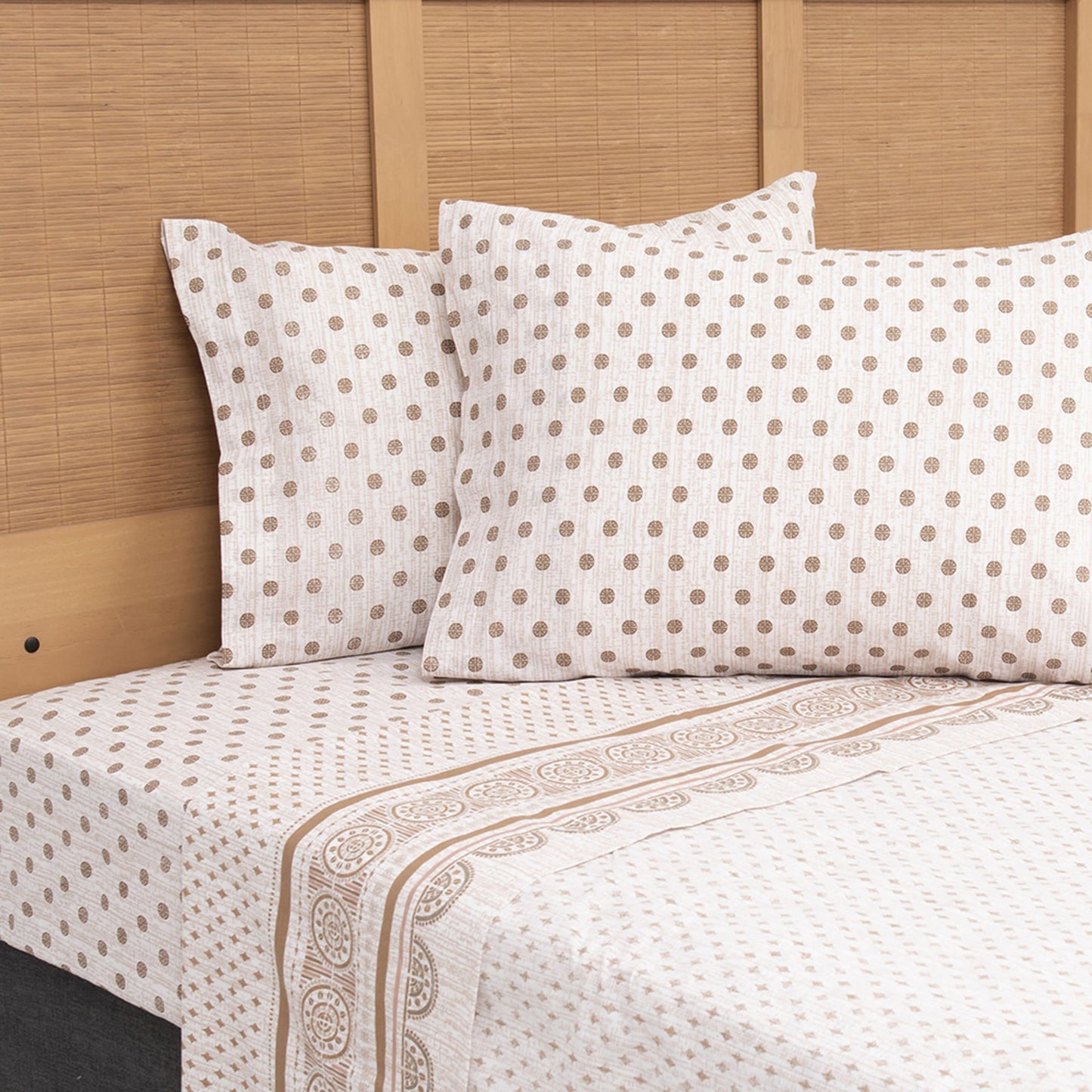 Sábana 2 Plazas 144 Hilos Estampado Mila
