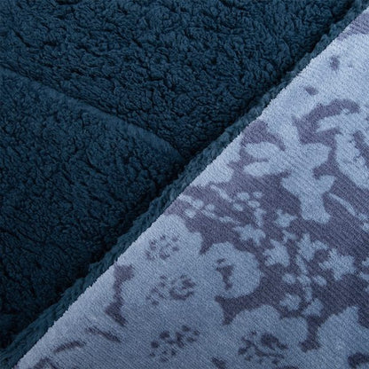Plumón Coral Estampado Sherpa Maqui