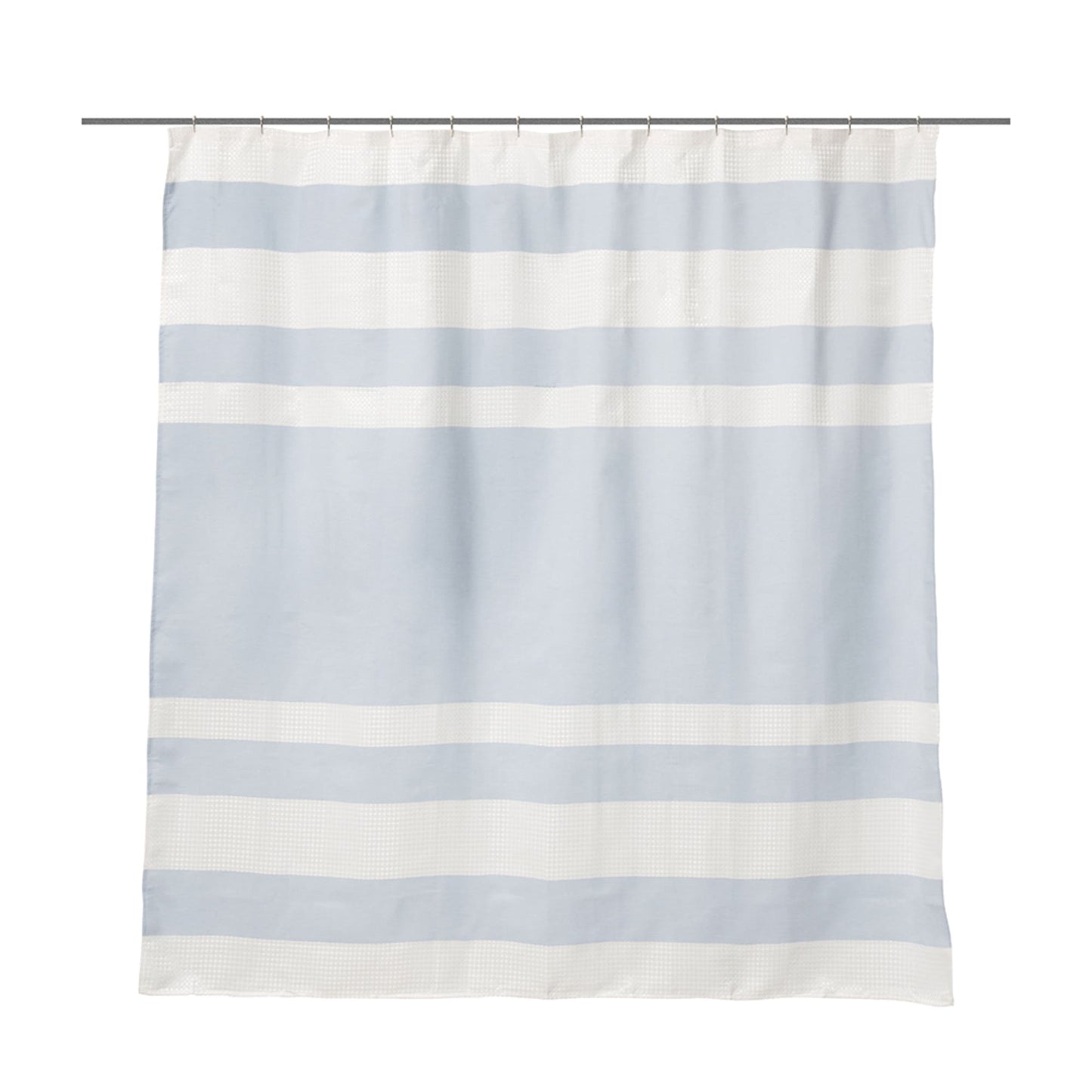 Cortina de Baño Waffle 180x180 cm Celeste