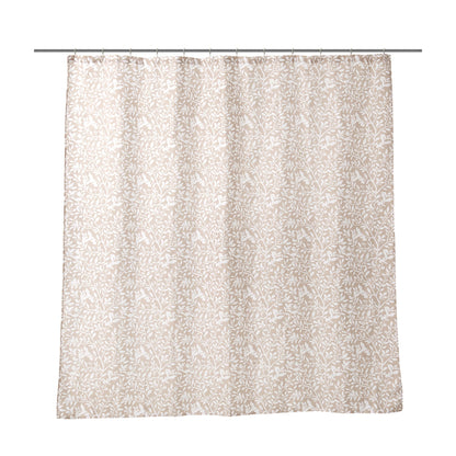 Cortina de Baño 180x180 cm Hojas Mashini