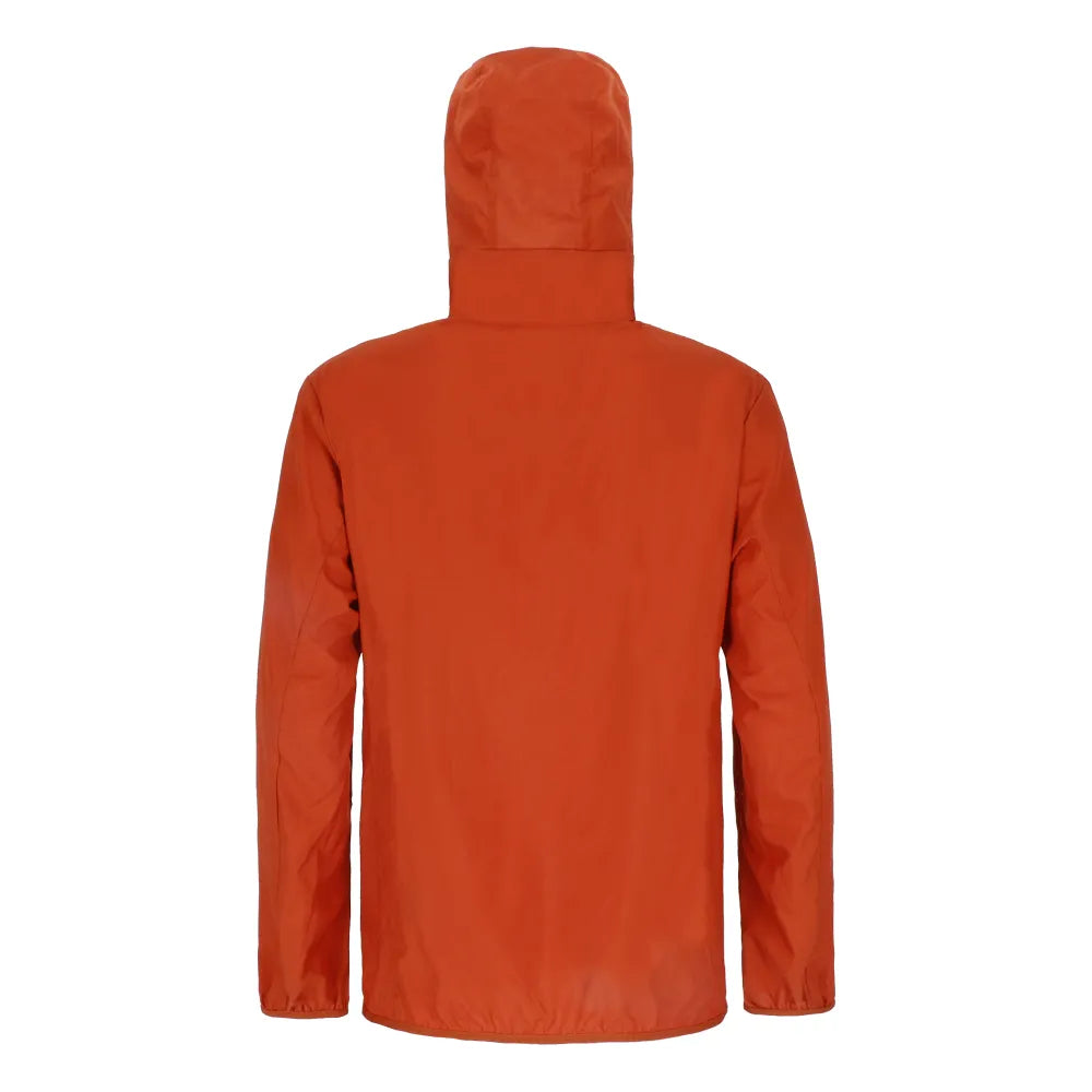 Chaqueta Hombre Compactable Airjkt Hoodie Naranja