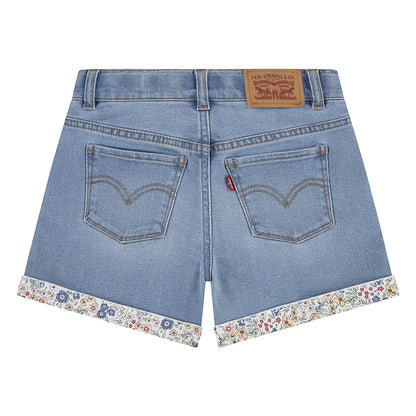 Short Niña Flores Estampado