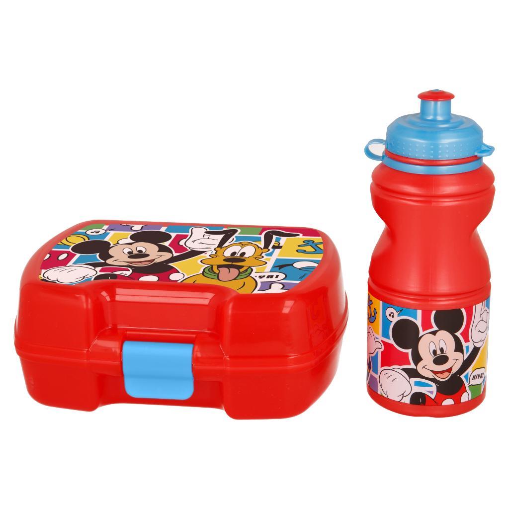 Set Premium Porta Sándwich y Botella de Mickey Mouse