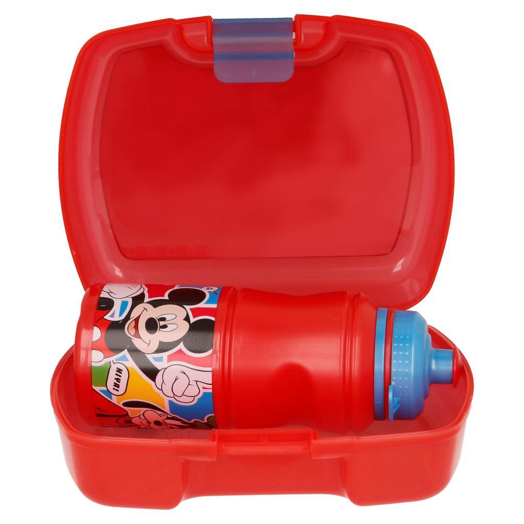 Set Premium Porta Sándwich y Botella de Mickey Mouse