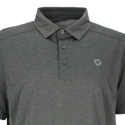 Polera Hombre  Manga Corta Deportiva Lava Polo Gris
