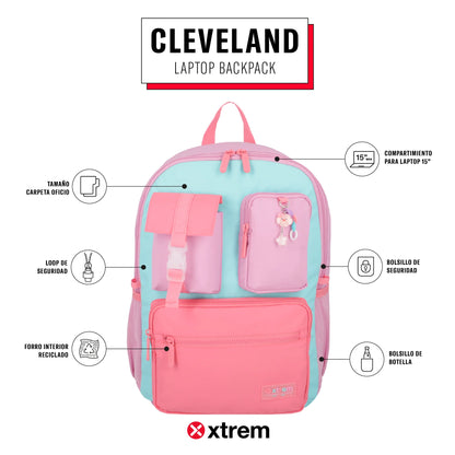 Mochila para notebook 15" Cleveland multicolor