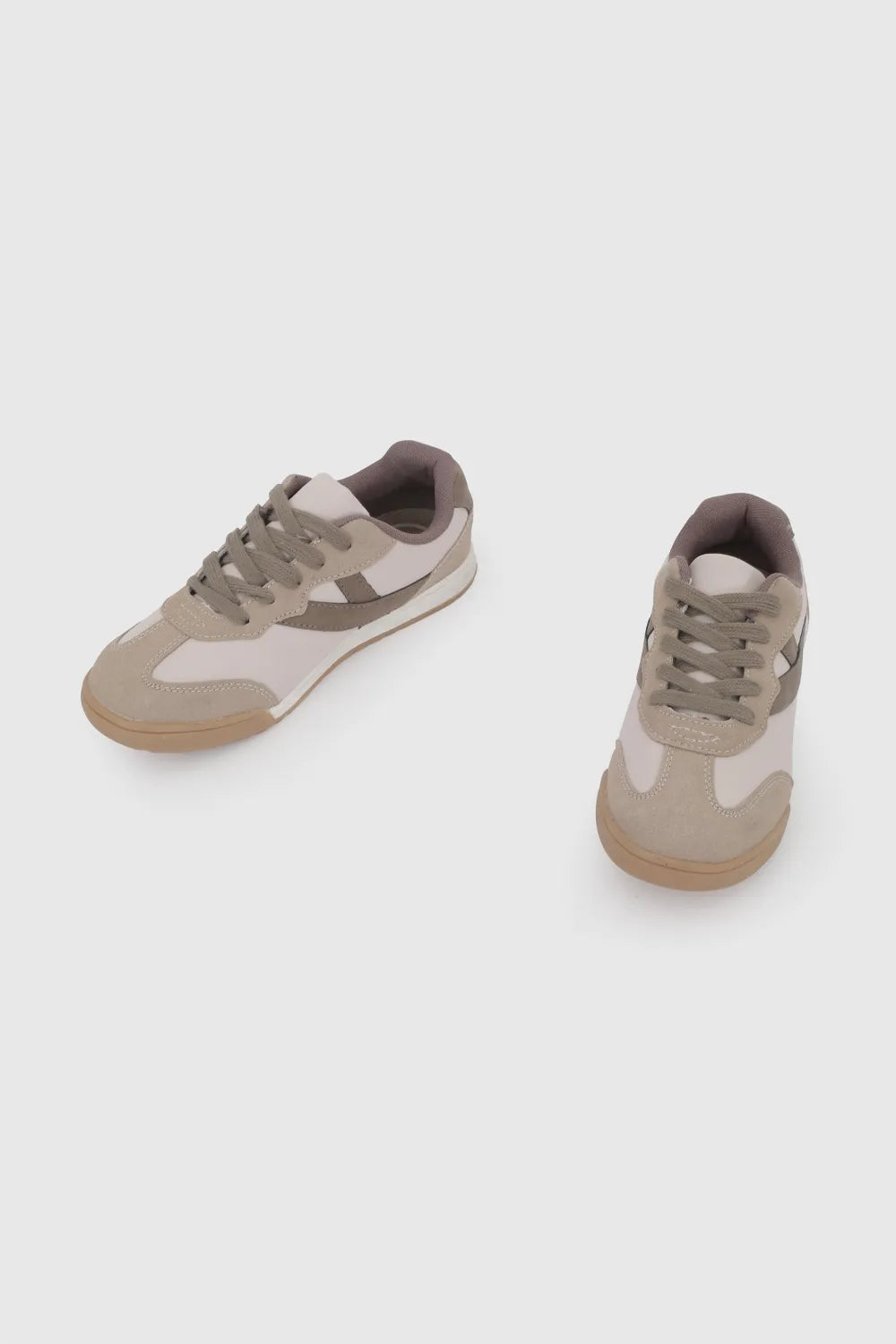Zapatilla Niño Urbana Café y Camel