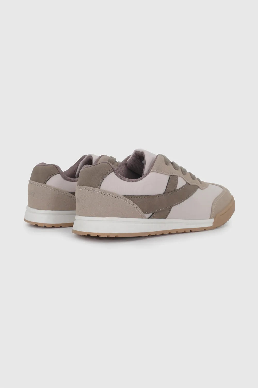 Zapatilla Niño Urbana Café y Camel