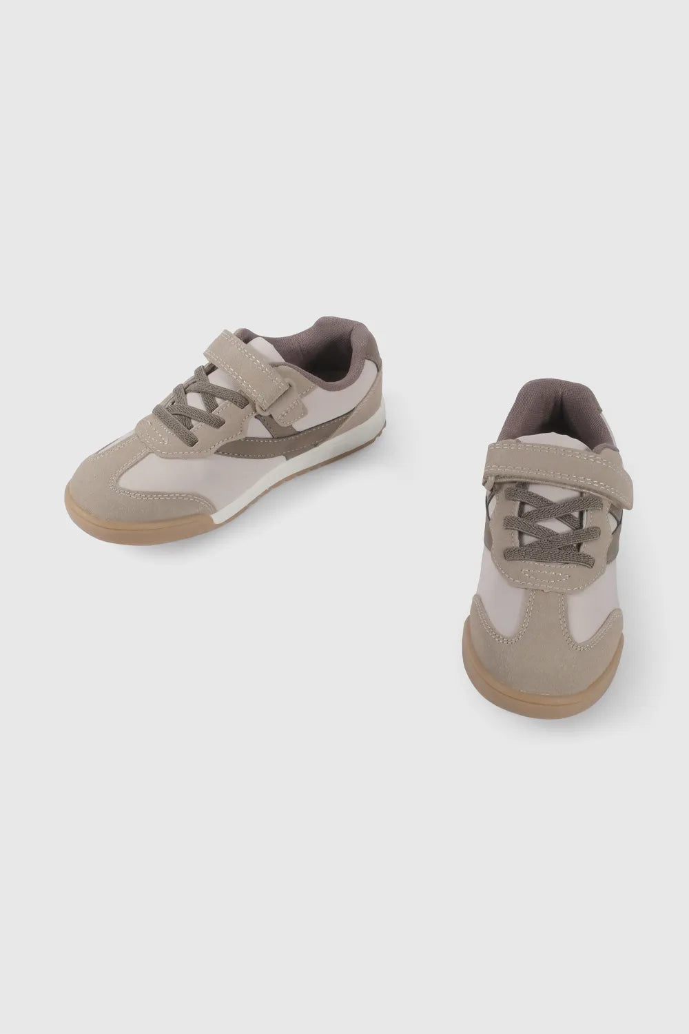 Zapatilla Niño Urbana Café y Camel