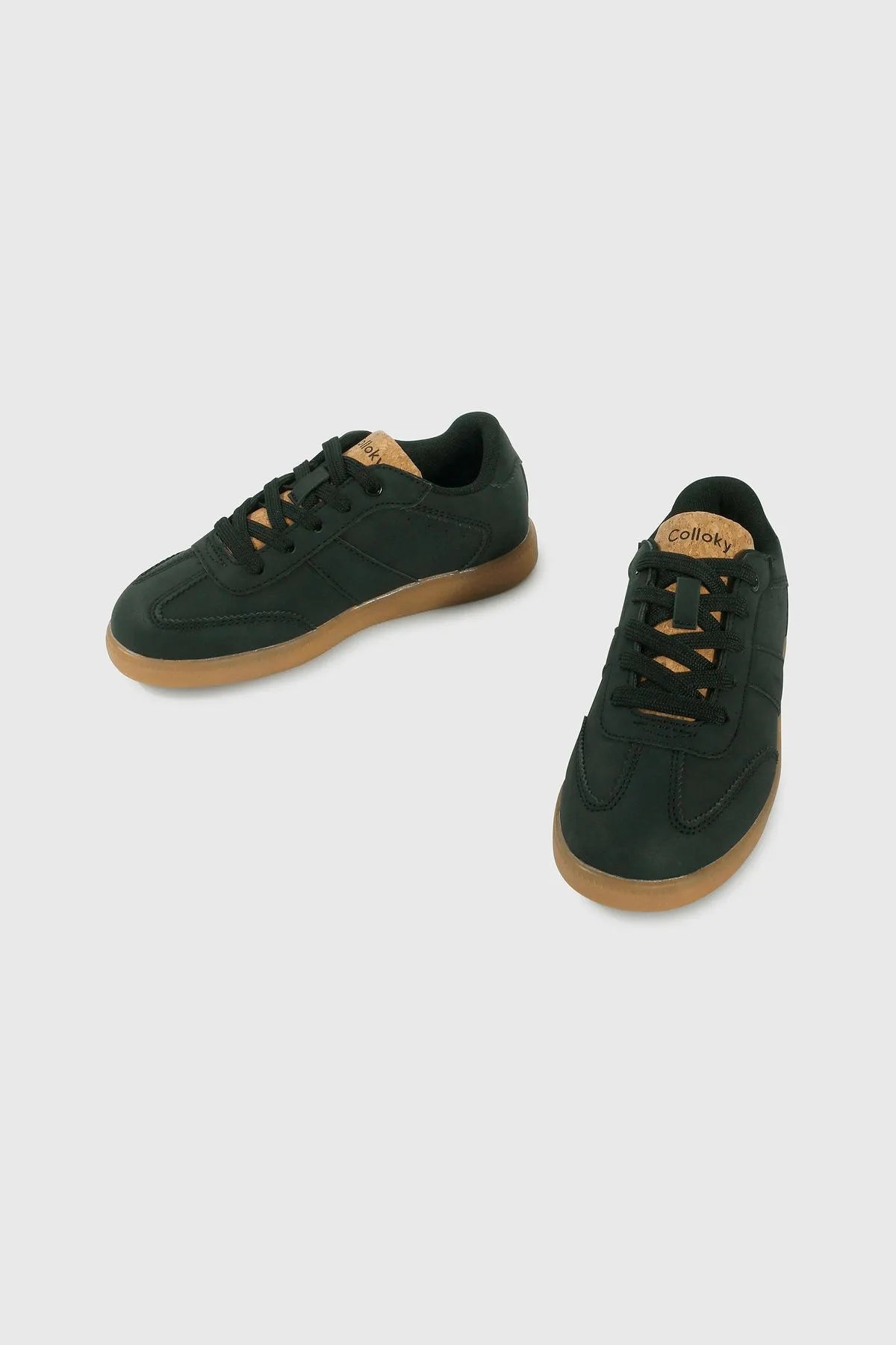 Zapatilla Niño Lifestyle Caña Baja con Cordón  Negra