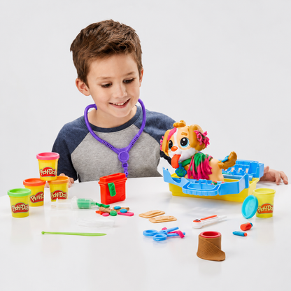 Set de masas Play-Doh Kit Veterinario