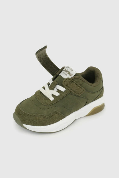 Zapatilla Niño luces verde
