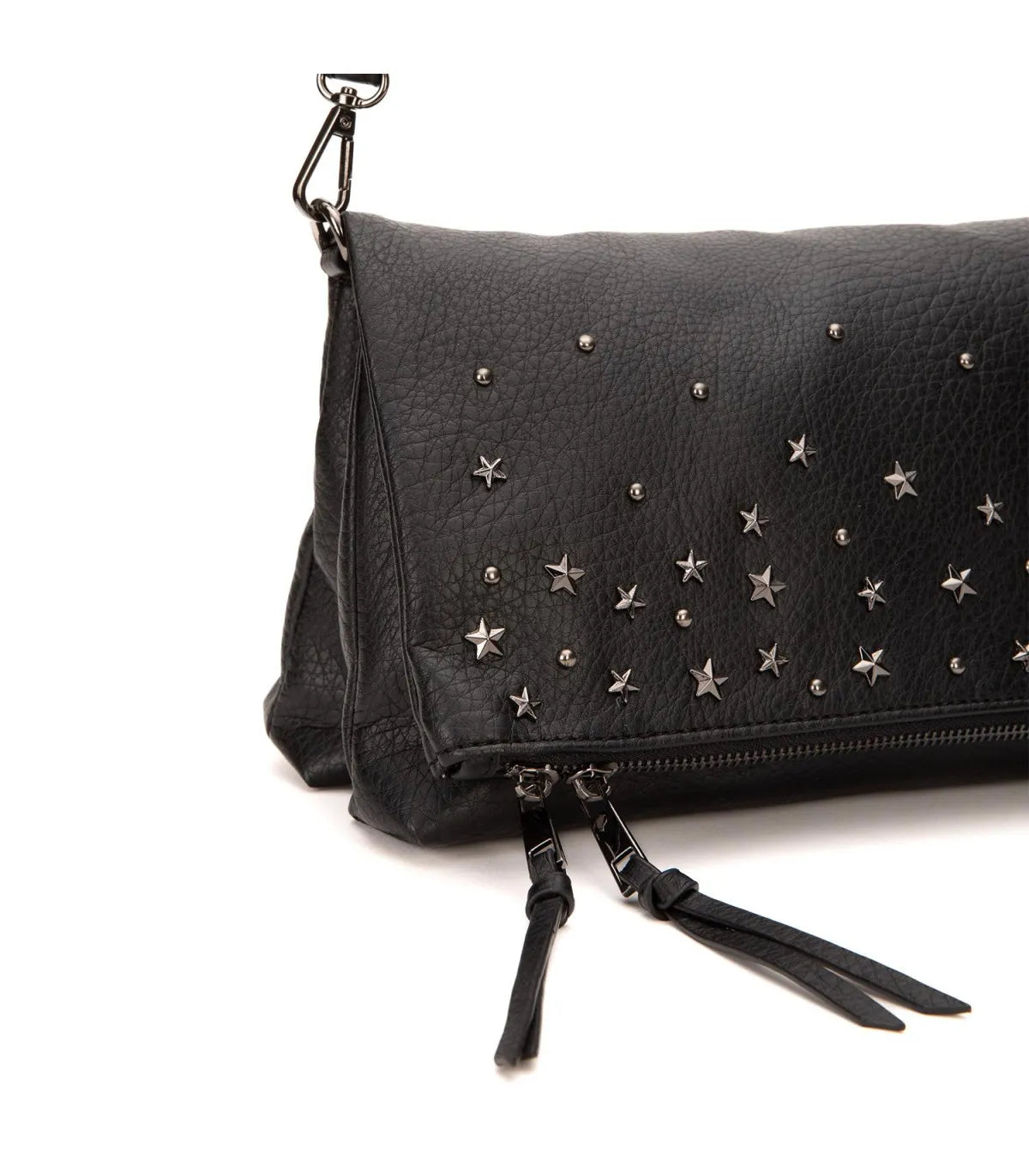 Cartera Bandolera Estrellada Grande Negro
