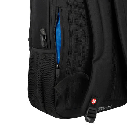 Mochila para notebook 17" Sherman negra/azul