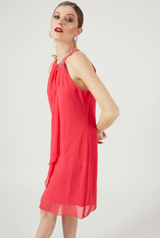 Vestido Mujer con diseño Rojo