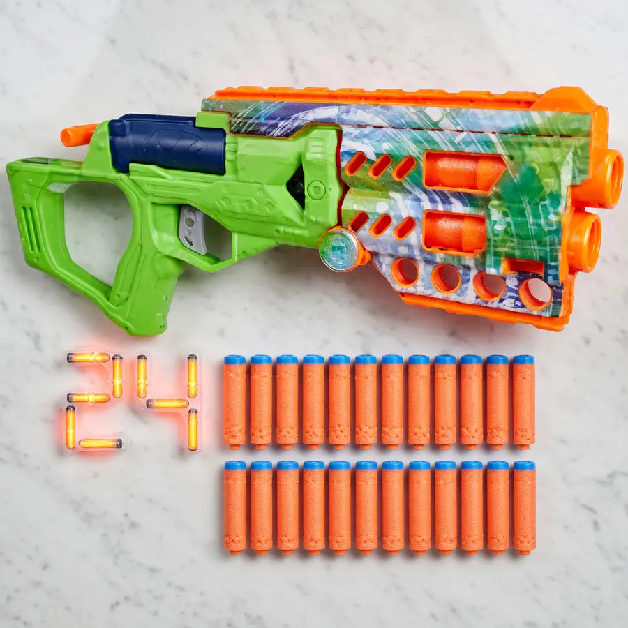 Juego Niño Lanzador Jadestrike 24 Dardos Verde NERF