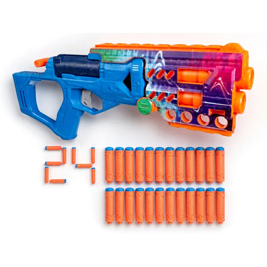 Juego Niño Lanzador Cobaltfury 24 Dardos Azul