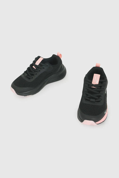 Zapatilla Niña Sport Chicago Negra/Rosado