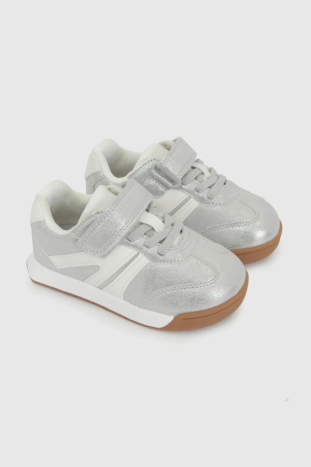 Zapatilla Niña Berlín Plateada