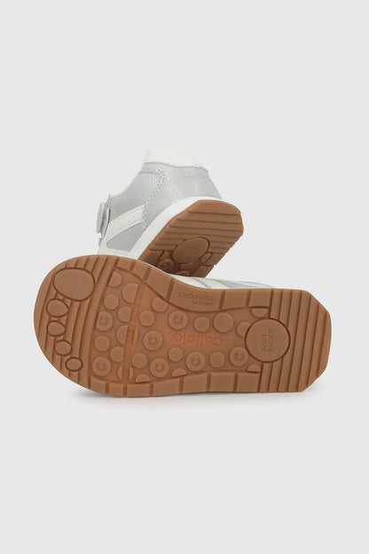 Zapatilla Niña Berlín Plateada