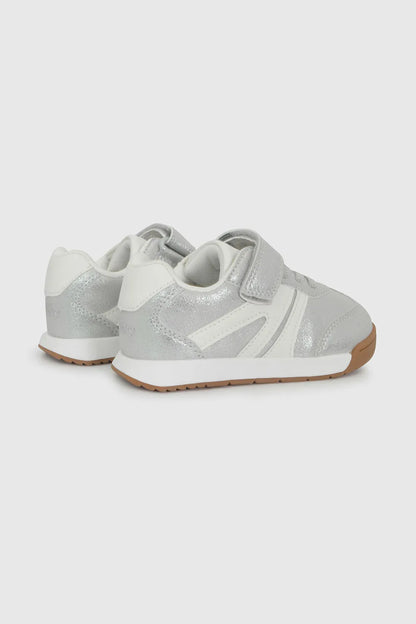 Zapatilla Niña Berlín Plateada