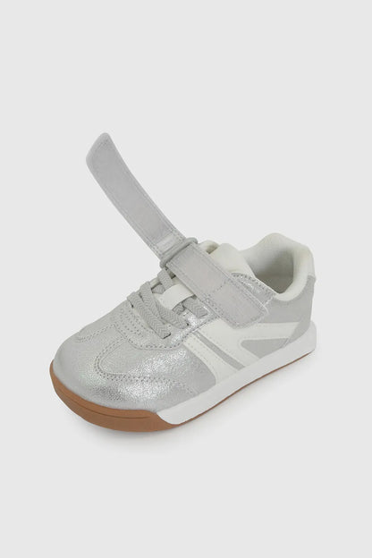 Zapatilla Niña Berlín Plateada