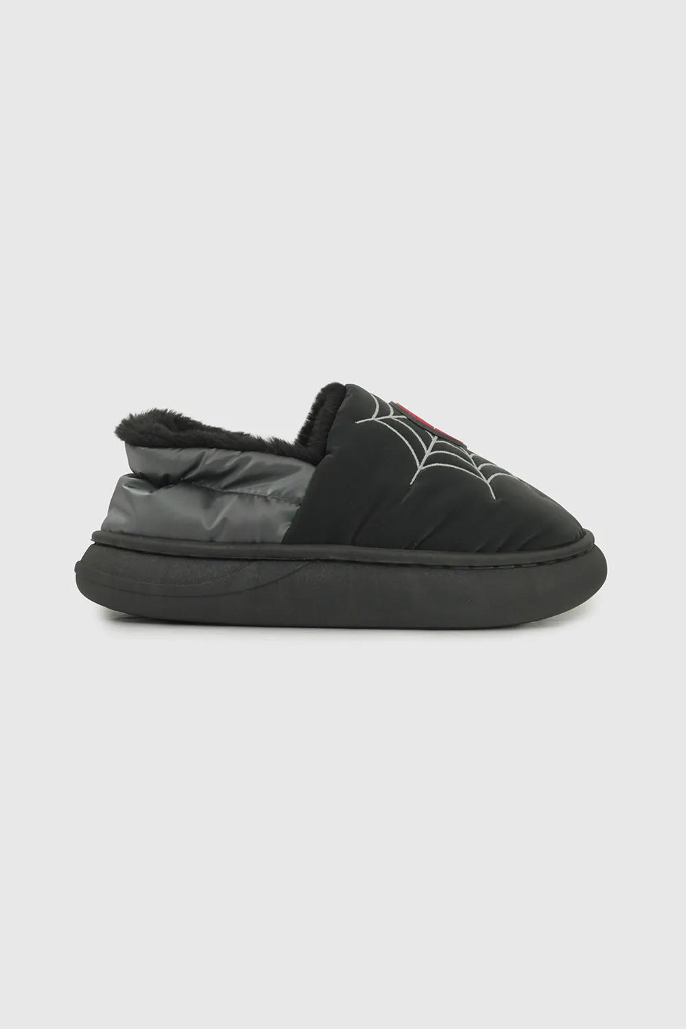 Pantufla Niño Marvel Spiderman Negro