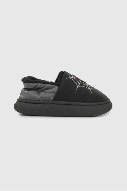 Pantufla Niño Marvel Spiderman Negro