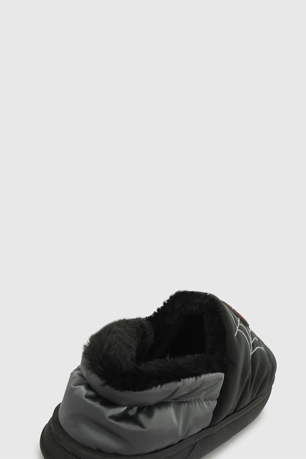 Pantufla Niño Marvel Spiderman Negro