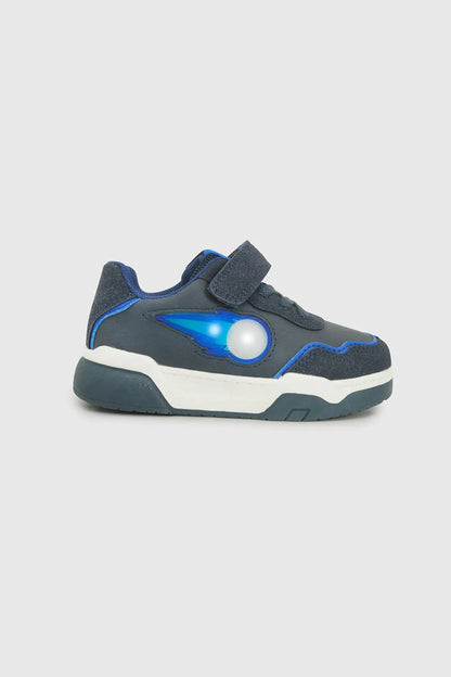 Zapatilla Niño Luces Azul