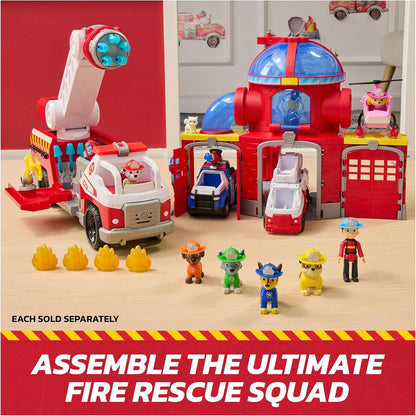 Vehículo De Camión De Bomberos Fire Rescue Marshalls