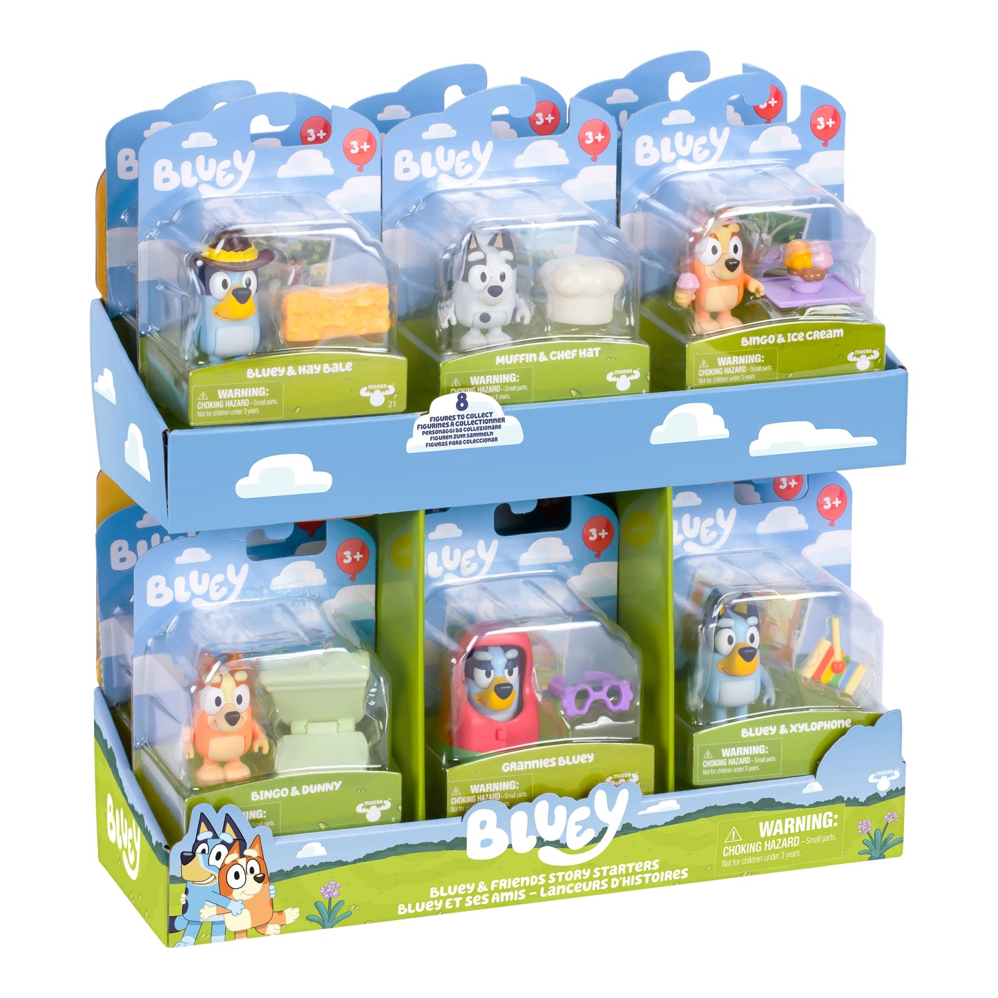 Figuras de la serie Bluey