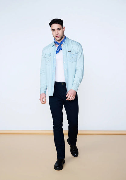 pantalón-hombre-tiro-alto-texas-twill-color-azul-marino