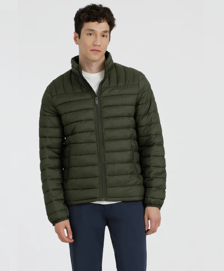 Chaqueta Hombre Packable Slim Verde