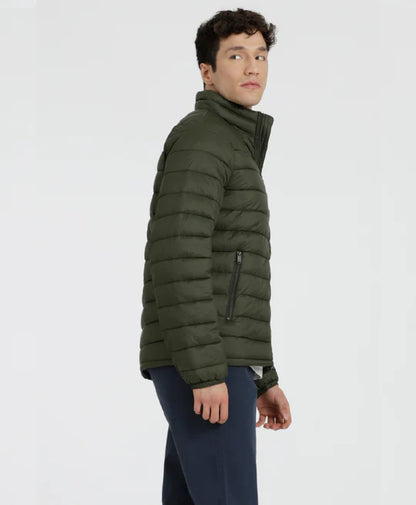 Chaqueta Hombre Packable Slim Verde
