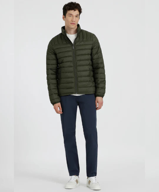Chaqueta Hombre Packable Slim Verde