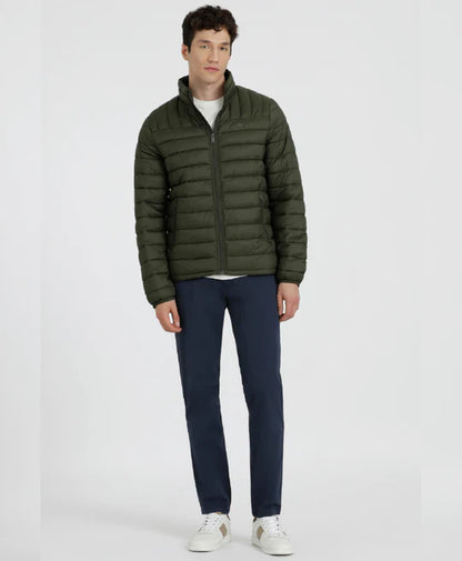 Chaqueta Hombre Packable Slim Verde