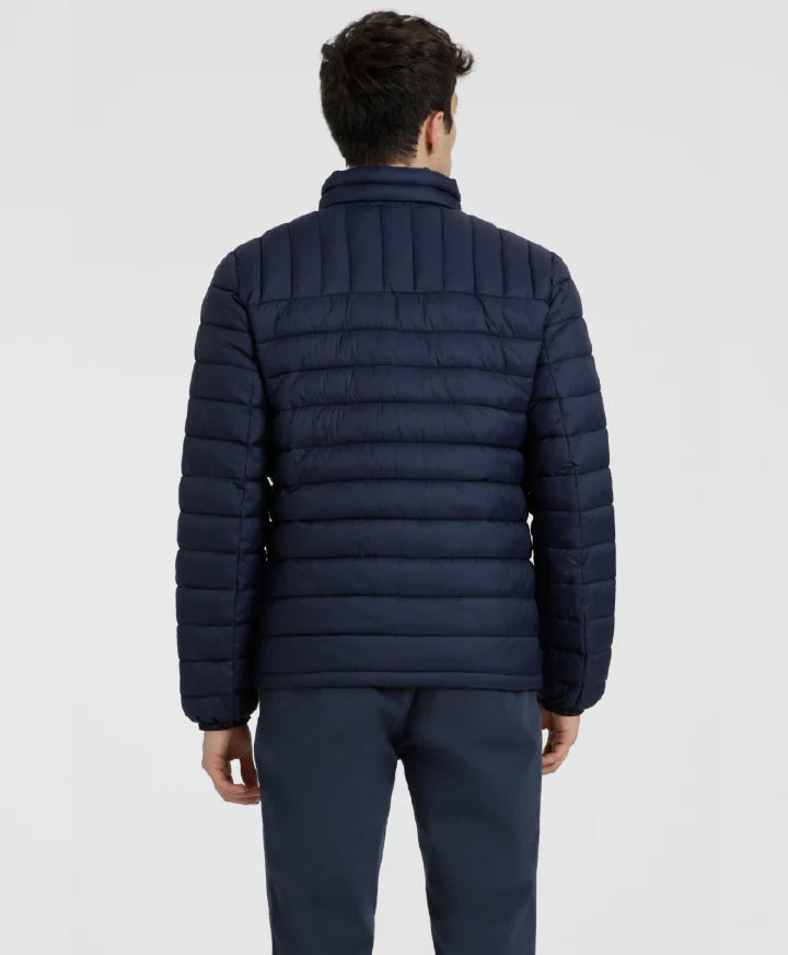 Chaqueta Hombre Packable Slim Fit Azul